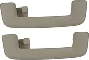 LUMIXE Car Interior Ceiling Safety Handrail Inner Roof Pull Handle Front Rear, for Land, for Rover, Discovery 3 Discovery 4(1Pcs Gray Rear) Interior Roof Armrest Replacement(Black 1 Pair Beige Rear)