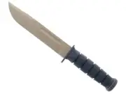 Spartan Fixed Blade Knife Black Kraton Handle Magnacut Dark Earth SB54DEBKKYTN