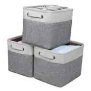 Foldable Storage Bin Collapsible Basket 12" x 10" x 9.5" Cube Storage