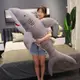 鯊魚毛絨玩具可愛大號娃娃公仔床上抱著睡覺長條枕抱枕男生款玩偶