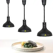Food Heat Lamp Freestanding,3/4 Pack Adjustable Heat Lamp for Parties Buffets,Hanging Food Warmer Lamp,250W 60-180cm Adjustable,Prevent Food from Getting Cold Restaurant,3