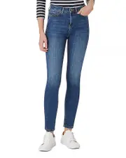 Hobbs London Gia Sculpting Skinny Jeans in Mid Wash