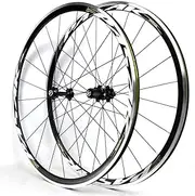 700C Road Bike Wheelset,C/V Brake Racing Bike Wheels Quick Release 30mm Double Wall Rims for 7-8-9-10-11 Speed Cycling Wheels Wheelset (Color : Gold, Size : 700c)