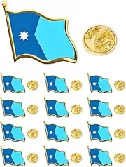 [CINFAC] 6/12/25/50/100 pieces small Minnesota state Flag lapel pins for men women badge bulk