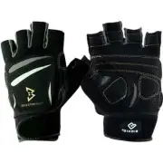 Bionic Men's BeastMode Fingerless Fitness Gloves - Black - Size Small