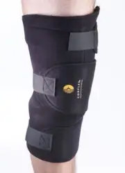 Cryotherm Knee Wrap with 3 reusable Ice Gel Packs Knee Replacement ACL MCL Rehab