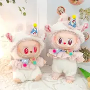 For 17Cm Labubu/Mokoko Clothes Outfit Labubu Sitting Party V1 V2 Baby Clothes Kp
