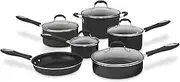 [Cuisinart] 55-11BK Advantage Nonstick 11-Piece Cookware Set, Black