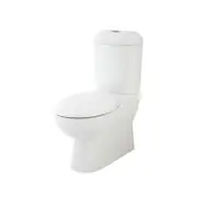 Caroma White Leda Wall Faced Suite With Pedigree II Soft Close Seat WELS 4 Star 4.5L/Full