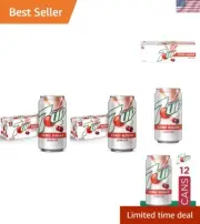 12-Pack Cherry Zero Sugar Soda, Caffeine-Free Carbonated Drink - Perfect Mixer
