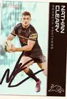 NATHAN CLEARY *HAND SIGNED** SILVER PARALLEL PENRITH PANTHERS 2025 TRADERS CARD