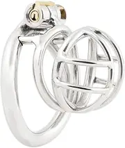 TERNENCE Ergonomic Design Chastity Device Male Virginity Lock Chastity Belt Adult Game Sex Toy (1.97 inch / 50mm)