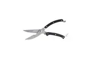 Cuisena Professional 25cm Poultry Shears Stainless Steel Kitchen Scissors Black