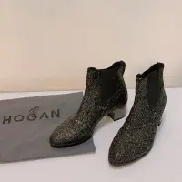 在飛比找蝦皮購物優惠-二手 近全新 狀況良好 HOGAN 亮鑽 低跟 時尚 潮流 