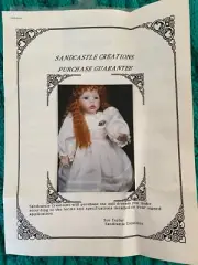 Sandcastle Creations Dress Pattern for 18 inch dolls includes fabric trim snaps