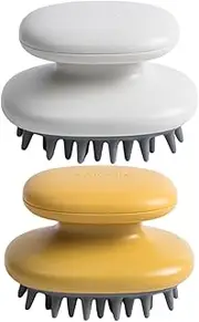 SEWOART Hair Scalp Massager Set Shampoo Brush Scrub Brush Gentle Scalp Massage Safe for Manicured Nails Easy to Store