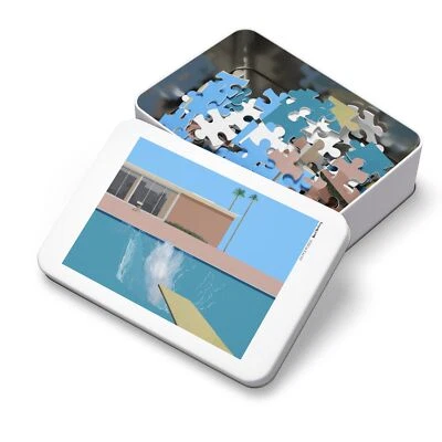 A Bigger Splash DAVID HOCKNEY Minimalist Abstract Pop Art Gift Jigsaw Puzzle