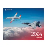 在飛比找蝦皮購物優惠-波音 2024年 月曆 年曆 行事曆 飛機圖片行事曆 BOE