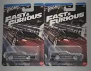 2 X Hot Wheels Fast & Furious De Tomaso Pantera New Toy HNR88 2024 Diecast 1:64