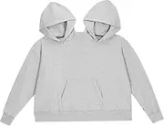 [Wedhapy] Matching Hoodies for Couples Couple Hoodies Loose Long Sleeve Couple Sweatshirts Intimate Funny Matching Hoodies with Pocket Pullover for Couple Wearing