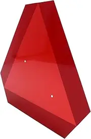 Slow Moving Vehicle Sign Reflective Triangle Sign for Enhanced Visibility Safety Warning for Golf Carts Farm Vehicles and Road Construction