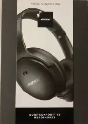 Bose QuietComfort 45 Bluetooth Wireless Noise Cancelling Triple Black Sealed Box