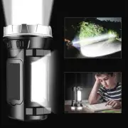 LED Flashlight USB Charging High Lumens Long Range Searchlight Camping Torch for