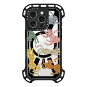 iPhone 16 Pro Ultra Bounce Case MagSafe Compatible Rainbow Cheetah