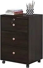 Filing Cabinet Wooden Office File Cabinet Mobile Floor Low Cabinet Storage Data Cabinet Activity Cabinet Lock Drawer Cabinet Storage Cabinet Organizer Storage Cabinet (Color : B2)