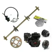 810mm Go Kart Rear Axle Kit Assembly 7HP OHV 210CC Engine Motor Lawn Mower ATV