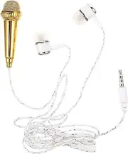 Milisten Portable Microphone for Voice Recording Compact Vocal Mic for Ktv Easy to Use with Phone Computer Lightweight Design Present for Singing Enthusiasts
