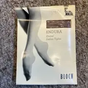 NEW Bloch ENDURA Footed Tan Size B - 4 Pairs