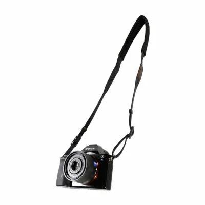 Padded Neck Shoulder Strap with Brown Grosgrain Ties