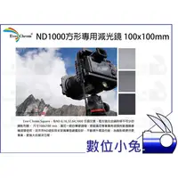 在飛比找蝦皮購物優惠-數位小兔【EverChrom ND1000方形專用減光鏡10