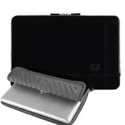 Black/Gray Soft Laptop Case Sleeve For 13" Microsoft Surface X / Surface Pro 8