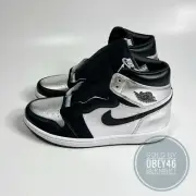 Nike Air Jordan 1 High OG Silver Toe Size CD0461-001 11W Women / 9.5M Men Shoe