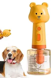 Dog Shampoo Dispenser, Electric Sprayer Soap Foam Machine, 9.06 x 3.35 x 3.35 Inches Rechargeable Bear & Dinosaur Foamer, Cat Bathing Tool for Pet Bathing and Cleaning