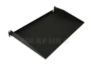 Cantilever Rack Mount Server Monitor Shelf - 19" 1U 10" Deep Solid Steel Data