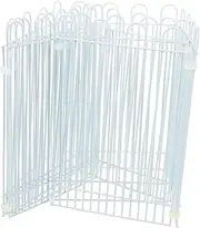 1 Set Hamster Enclosure Hamster Playpen Chinchilla Playground Playpen Hamster Cages Big Size Hamsters Puppy Playpen Indoor Small Animals Supply Pet Isolation Fence Plastic White