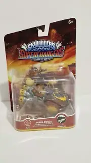ACTIVISION SKYLANDERS SUPERCHARGERS BURN CYCLE VEHICLE FIGURE (NEW)