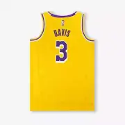 Nike Anthony Davis Los Angeles Lakers Icon Edition Swingman Jersey Size S Yellow