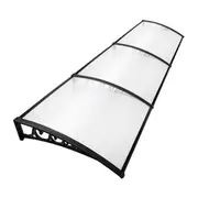 Instahut Window Door Awning 1mx3m Transparent Holl