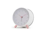 ELLIE White Silent Alarm Clock by One Six Eight London
