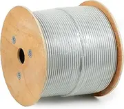 Connetto - Solid Cable Shielded FTP for Networks Category 6 PVC awg23 Material cca Hank 305 mt Class CPR eca White Sheath