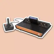 Atari Console Sticker 4 inch Retro Gaming Flashback High Resolution Decal Vinyl
