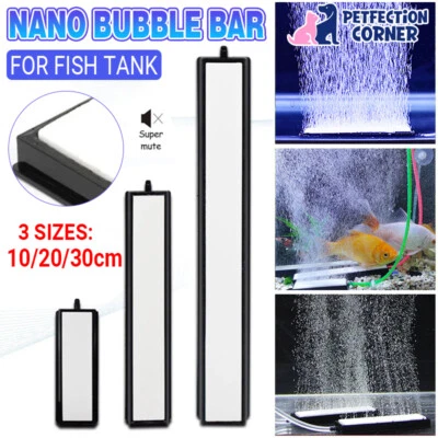 Nano Bubble Bar Aquarium Air Stones for Fish Tank and DWC Hydroponic