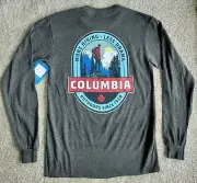 Columbia Men's S More Hiking Less Drama Long Sleeve Graphic T Shirt Fishing Tee