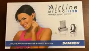 Samson AirLine Micro UHF Wireless Earset Microphone Mic wTransmitter+Receiver
