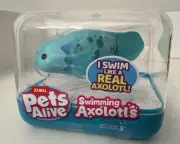 Pets Alive Swimming Axolotl's TEAL Robotic Pet Figure