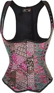 [KSHUN] Women's Steampunk Corset Top Vintage Renaissance Bustier Corset Vest Underbust Corset Tank Top